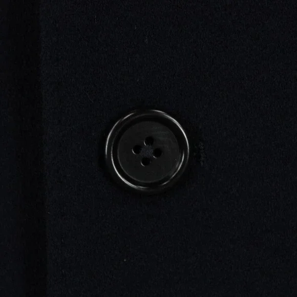 Cardinal of Canada NWT Top Coat Size 48R in Solid Navy Blue 100% Cashmere